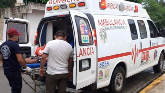 Accidente en José María Morelos deja un hombre gravemente herido