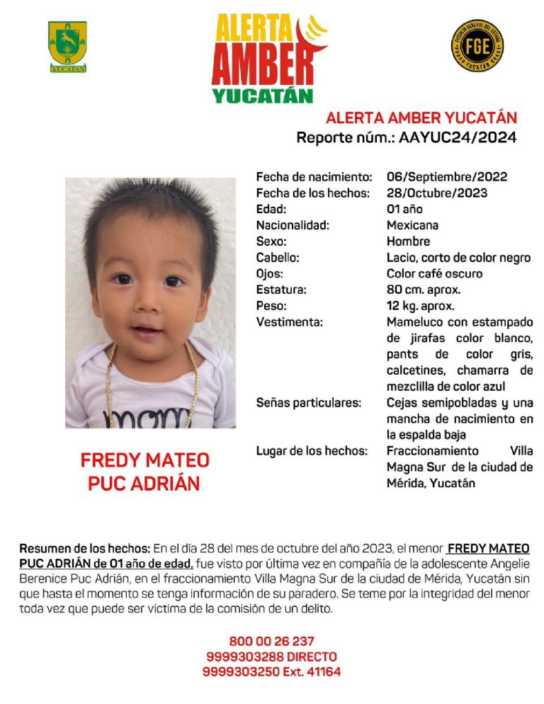 Desaparece una menor de 16 años junto a un bebé al Sur de Mérida - PorEsto