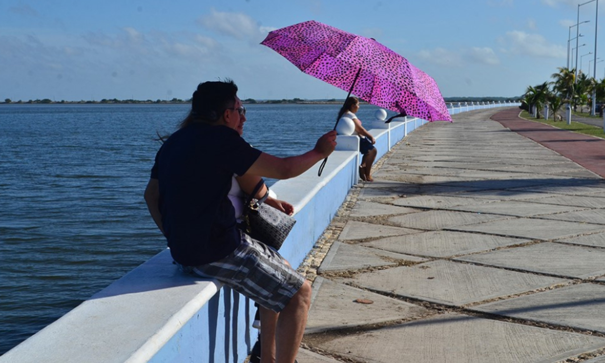 Campeche enfrentará temperaturas extremas desde el jueves, con máximas de hasta 39°C.