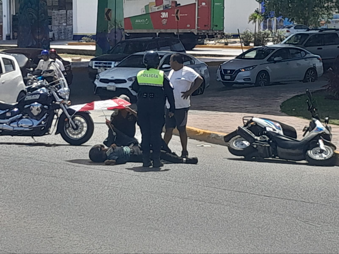 El conductor huyó con rumbo desconocido tras atropellar al motociclista