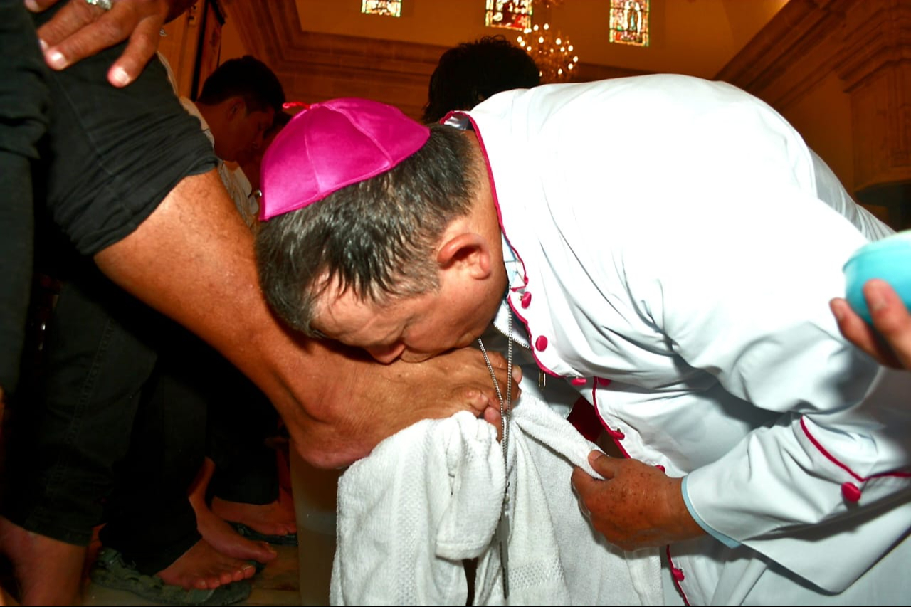 La Catedral de Campeche celebró el Jueves Santo con la misa de la Última Cena y el rito del Lavatorio de los Pies La Catedral de Campeche celebró el Jueves Santo con la misa de la Última Cena y el rito del Lavatorio de los Pies