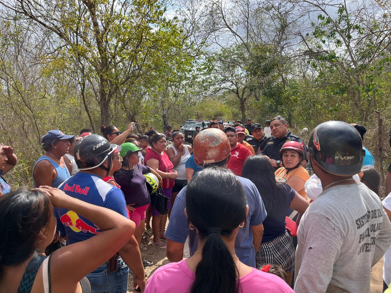 Al menos 50 personas pretendían apoderarse de una zona en el camino que conduce a X-Uenkal